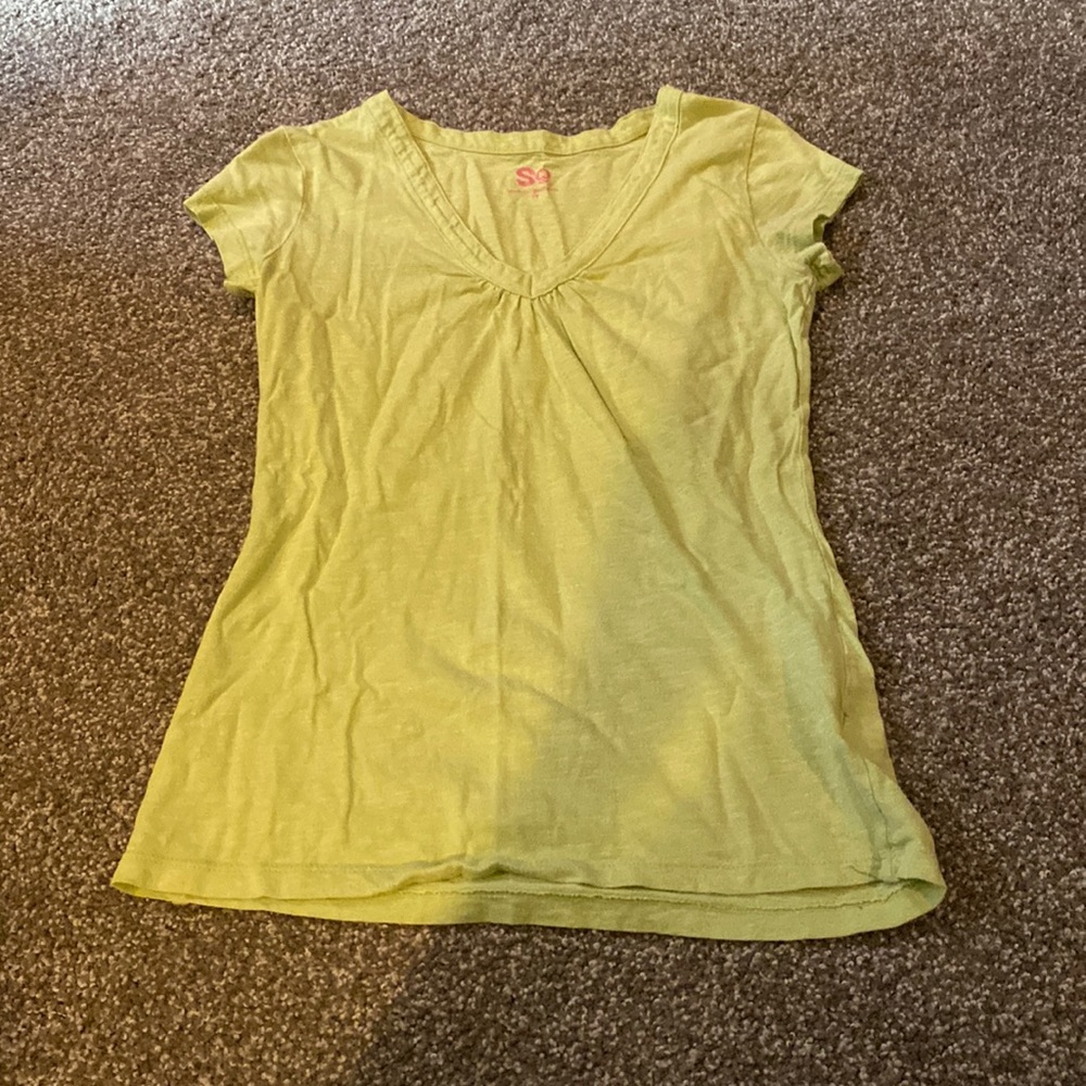 Lime green top!
